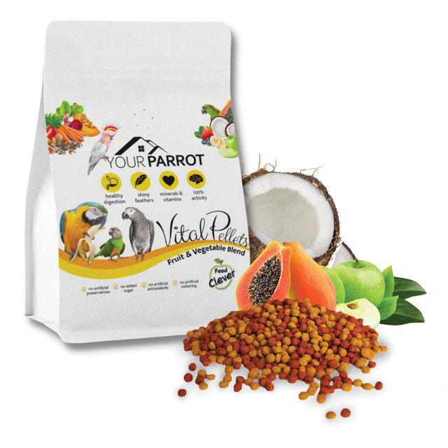 YOUR PARROT | Vital Pellets | Fruit & Vegetable Blend