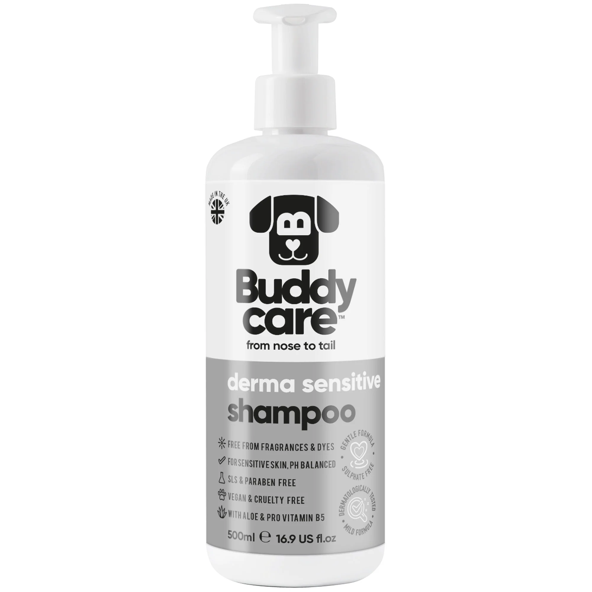BuddycareDogShampooSensitive500ml_F_120mm
