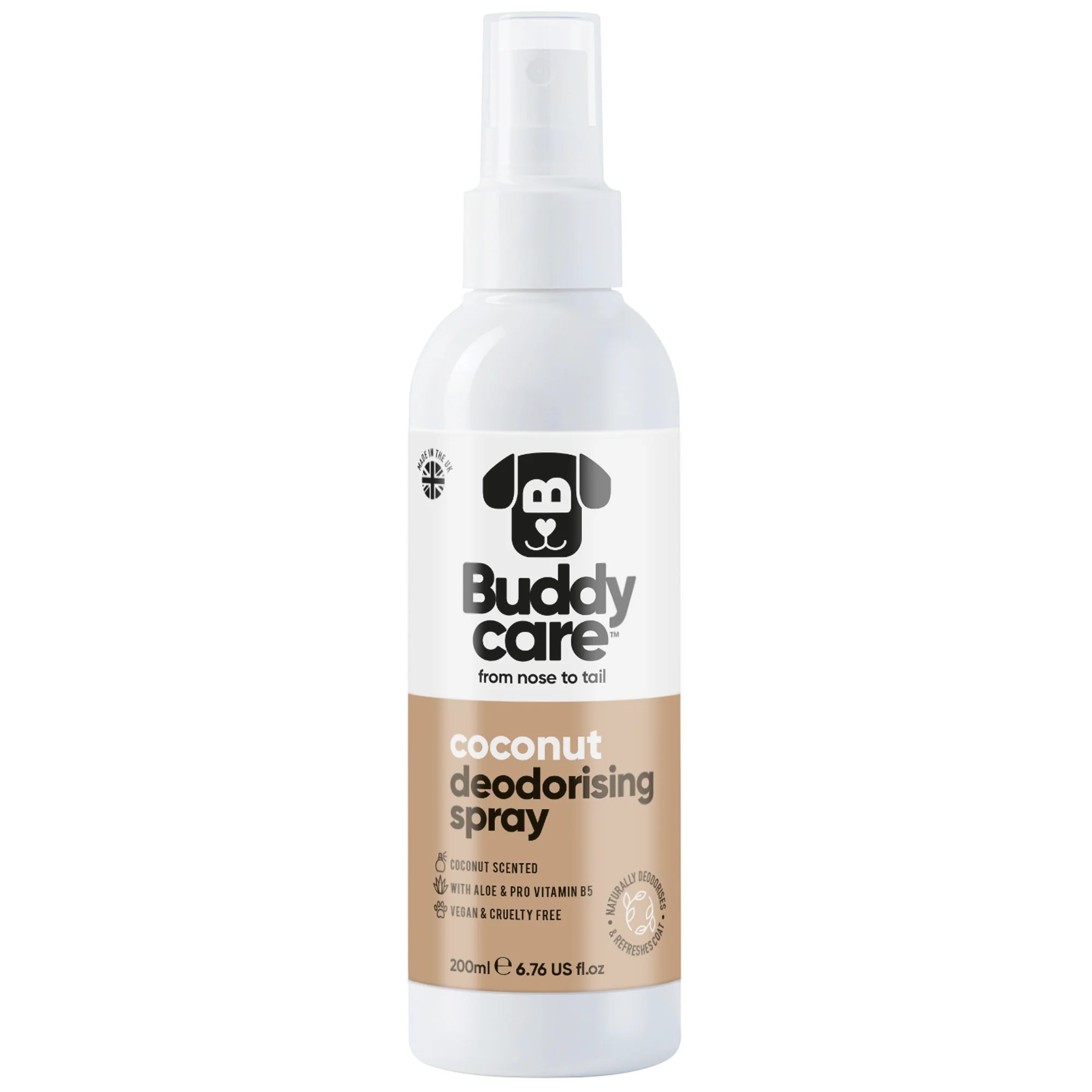 BuddycareDogDeodorisingSprayCoconut200ml_F_120mm